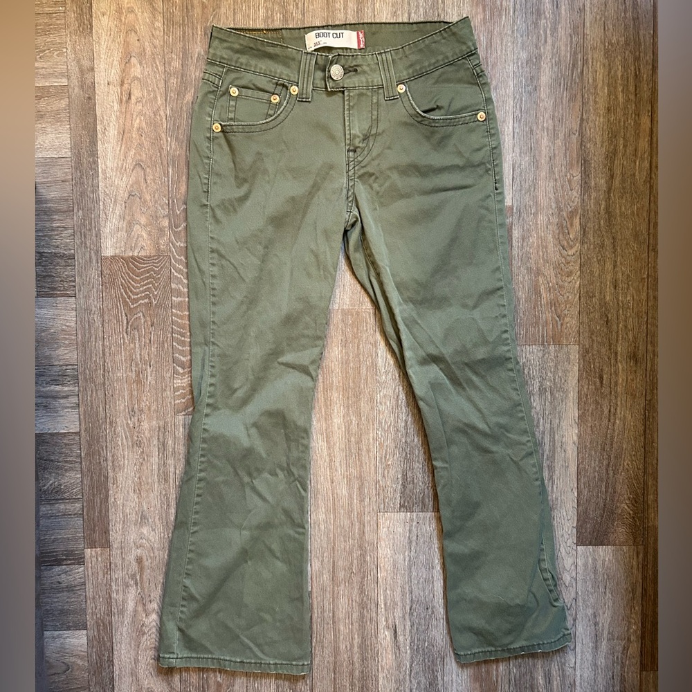 Women’s Green Levi’s 515 Bootcut Jeans Size 6